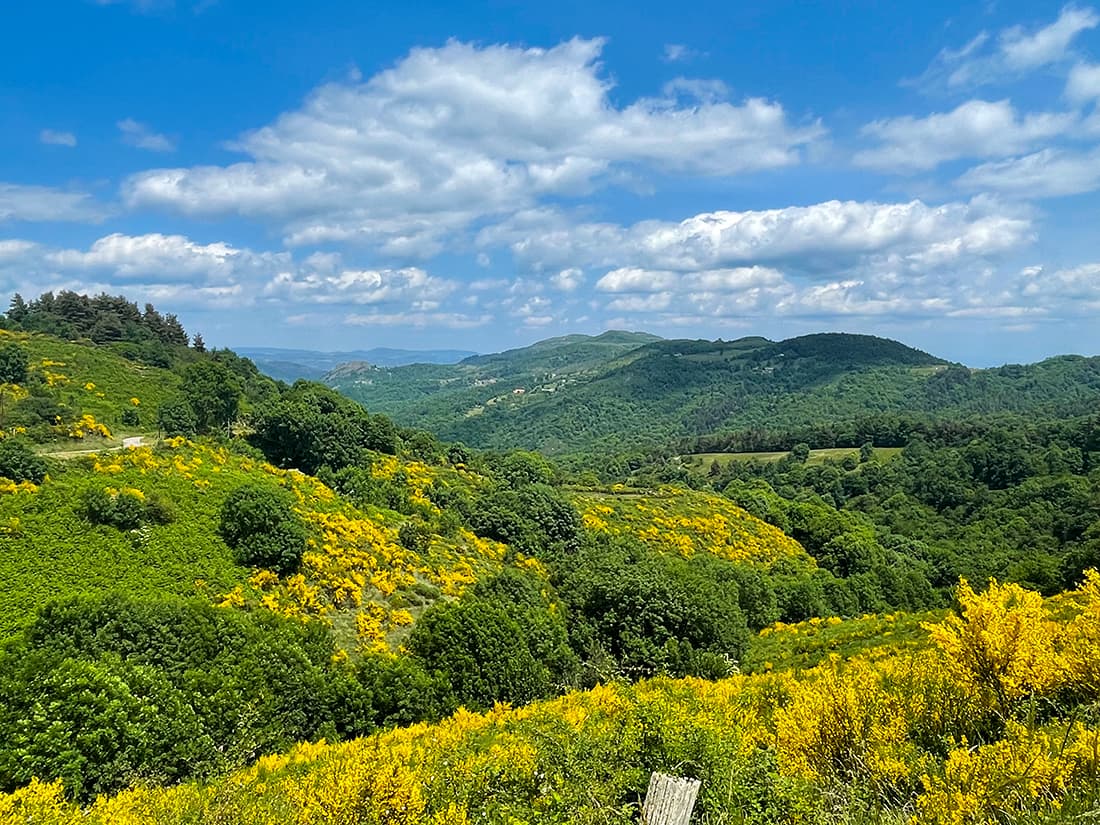 Vue sur la nature à Ajoux